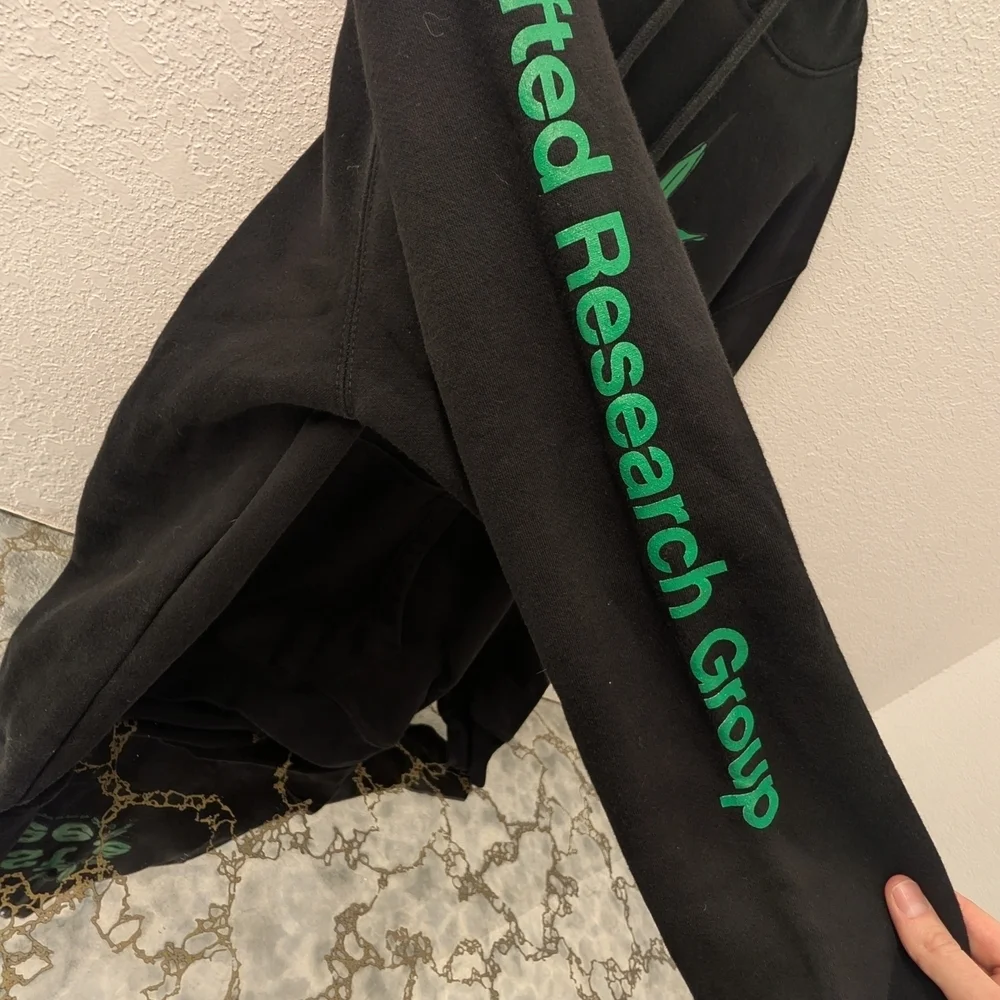 Black Hustle Trees Hoodie